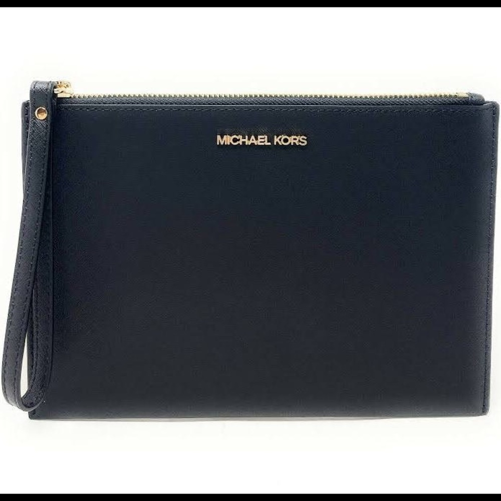🎉1 left🎉NWT Michael Kors Jet Set Zip Clutch XL Wristlet